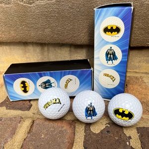 Golf Balls Gift Set- Batman themed